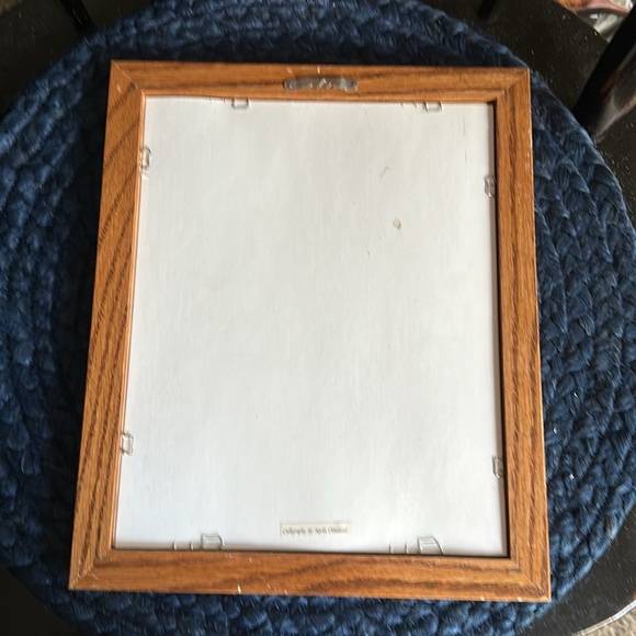 Home Rules Matted in oak Frame - Picture 2 of 6